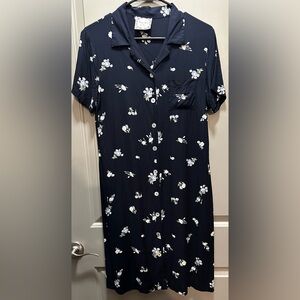 Dressing Clio Size M Rayon Shirt Dress EUC